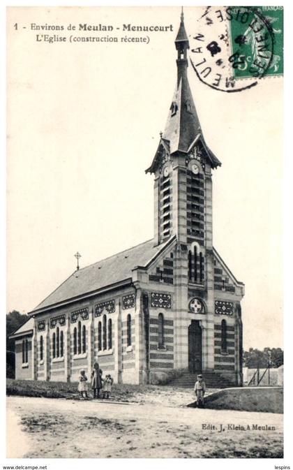 95 - MENUCOURT --  L'Eglise