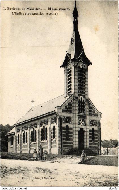 CPA Menucourt Eglise (1340217)