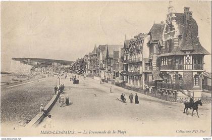 Mers-les-Bains - La Promenade de la Plage