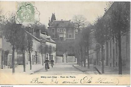 CPA Méry-sur-Oise Rue de Paris