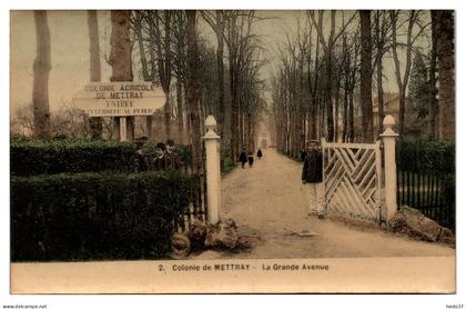 Mettray - Colonie de Mettray - La Grande Avenue