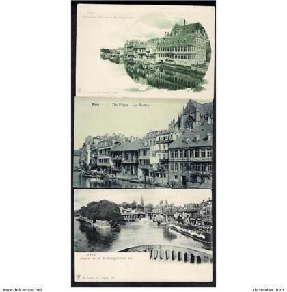 57 - METZ (Moselle) - Lot de 3 CP - METZ