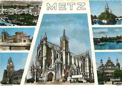 57 - Metz - Multivues - Flamme Postale de Metz - CPM - Voir Scans Recto-Verso