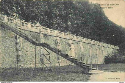 92 - Meudon - Terrasse de Meudon - Escalier de Fer - Animée - CPA - Voir Scans Recto-Verso