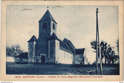 CPA MIGENNES - L'Église du Vieux MIGENNES (146436)