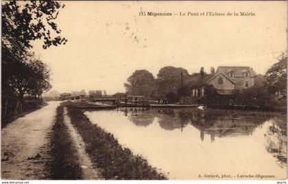 CPA MIGENNES - Le Pont et l'Ecluse de la Mairie (146431)