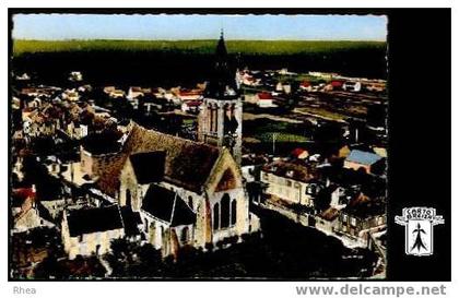 91 Milly-la-Forêt - 6. MILLY-la-FORET (S-et-O) L'Eglise -  cpsm Rhea D91D  C78405C