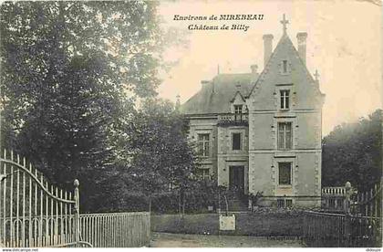 86 - Mirebeau - Environs de Mirebeau - Château de Billy - Etat Gros pli visible - CPA - Voir Scans Recto-Verso