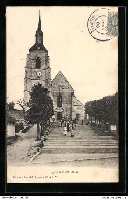 CPA Moislains, Eglise