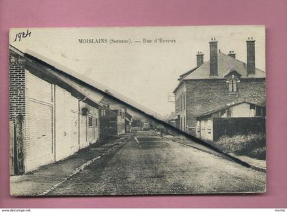 CPA - Moislains  -(Somme) - Rue d'Evreux