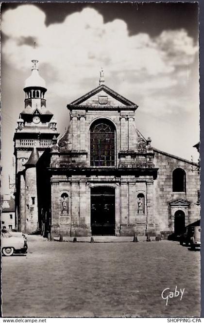 22 - Moncontour - L' église Saint-Mathurin - Voyagé - Dos divisé...