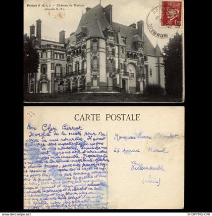 37 - Monnaie - Chateau du Mortier