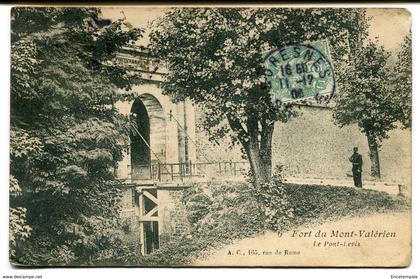 CPA - Carte Postale - France - Fort du Mont Valérien - Le Pont levis - 1906 ( I10837)