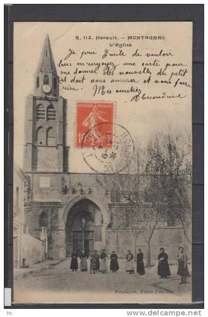 34 - Montagnac - l'Eglise