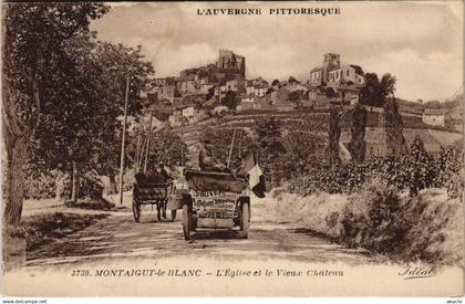 CPA MONTAIGUT-le-BLANC - L'Église et le Vieux Chateau (118219)