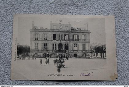 Cpa 1904, Montataire, la mairie, Oise 60