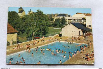 Cpm 1973, Montbazens, la piscine, Aveyron 12