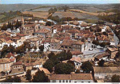 82-MONTCLAR DE QUERCY-  VUE AERIENNE