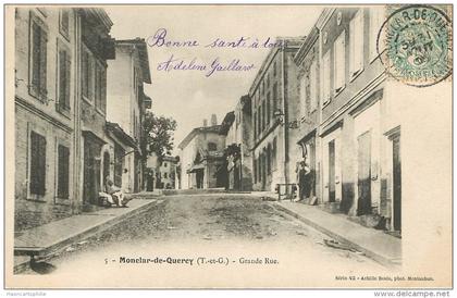 Montclar de quercy : grande rue