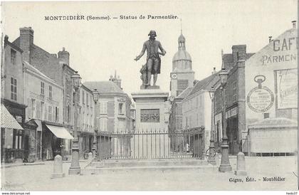 Montdidier - Statue de Parmentier