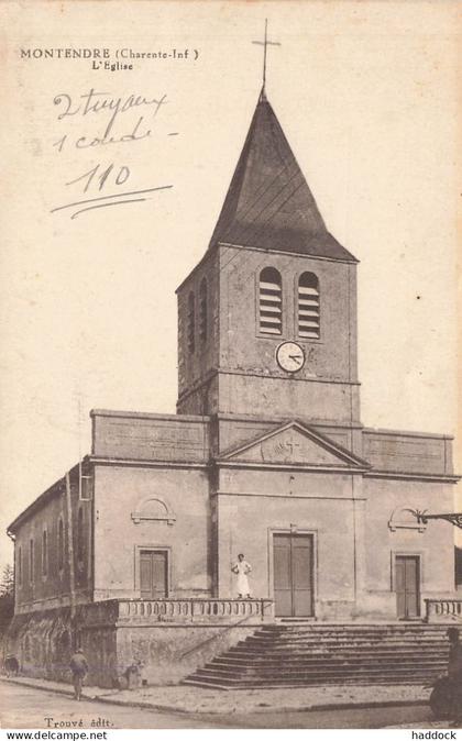 MONTENDRE : L'EGLISE