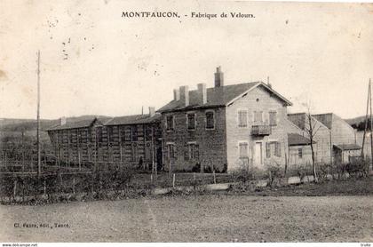 MONTFAUCON-EN-VELAY FABRIQUE DE VELOURS