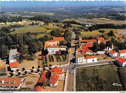 Montfort-en-Chalosse - Vue générale aérienne