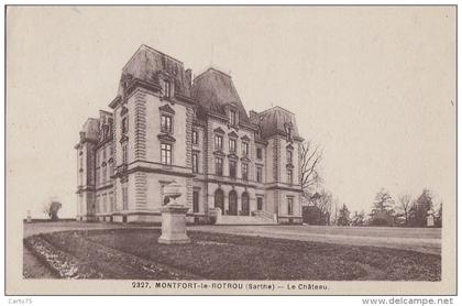 Montfort-le-Rotrou 72 - Montfort-le-Gesnois - Le Château - 1950