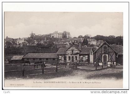 Montfort le Rotrou (Gesnois) - Le Haras de M. le Marquis de Nicolay (Thème cheval,équitation) / Edition Garczynski