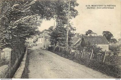 - sarthe - ref-905- montfort le rotrou- montfort le gesnois - coin pittoresque -