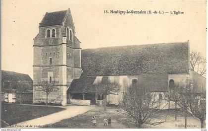 CPA Montigny-le-Gannelon l'Eglise