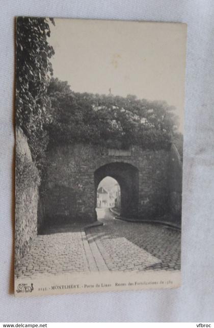 Montlhery, porte de Linas, restes des fortifications, Essonne 91