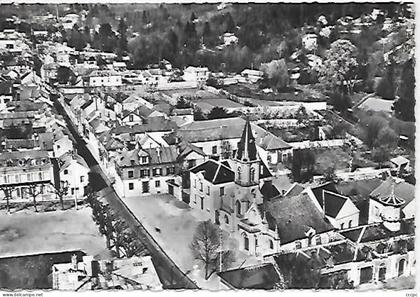 CPSM Montlignon vue aérienne La Rue de Paris