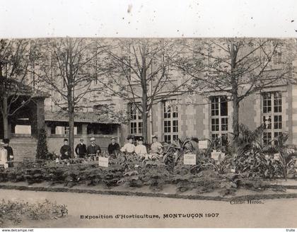 MONTLUCON EN 1907 EXPOSITION D'HORTICULTURE