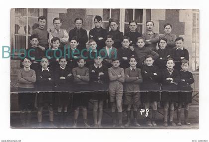 Montluçon, photo de classe école de garçons, certainement école Anatole-France, rue de la Presle