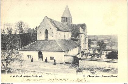 Carte POSTALE   Ancienne  de  MONTMORT - LUCY / Eglise