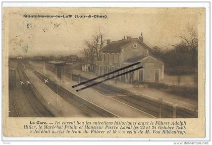 CPA - Montoire sur le loir - La Gare