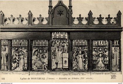 CPA Montreal - Eglise de Montreal - Retable en Albatre FRANCE (960759)