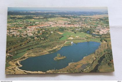 Cpm 1988, Montrejeau, le plan d'eau, Haute Garonne 31