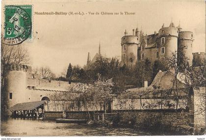 Montreuil-Bellay - Vue du Château de Thouet