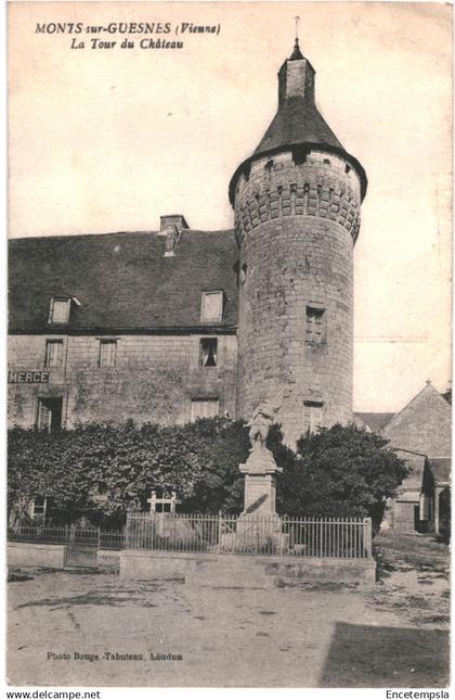 CPA Carte postale France Monts-sur-Guesnes  Tour du Château  VM83766