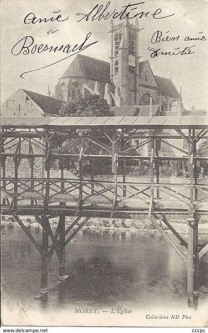 CPA Moret-sur-Loing L'Eglise