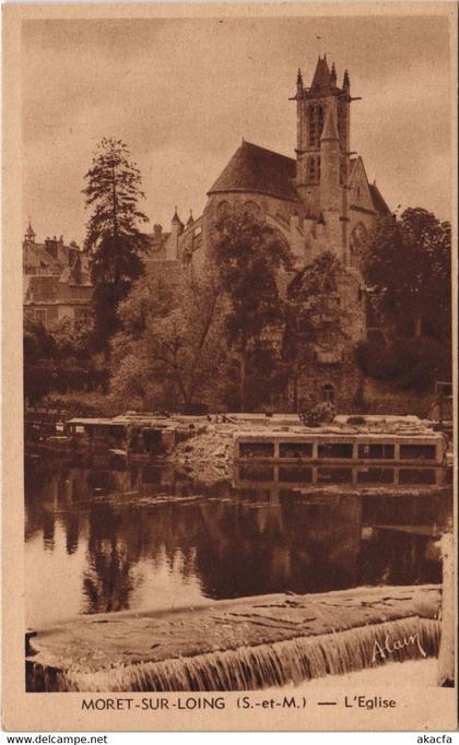 CPA MORET-sur-LOING - L'Église (120231)