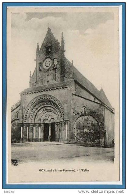 64 - MORLAAS -- L'eglise