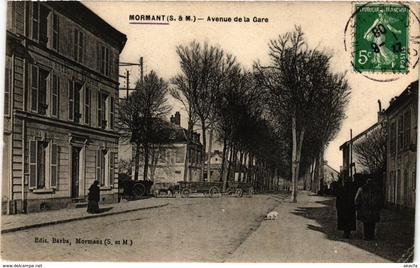 CPA MORMANT (S & - M.) - Avenue de la Gare (249380)