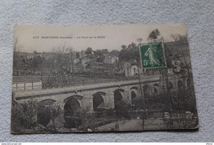 Mortagne, le pont sur la Sèvre, Vendée