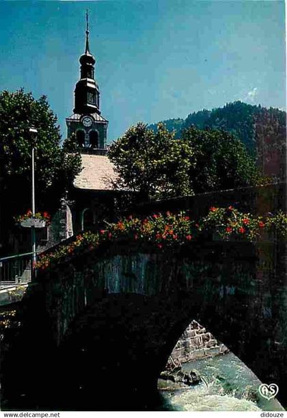 74 - Morzine - L'Eglise - Le vieux Pont - CPM - Voir Scans Recto-Verso