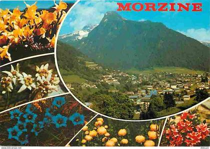 74 - Morzine - Multivues - Fleurs - CPM - Voir Scans Recto-Verso