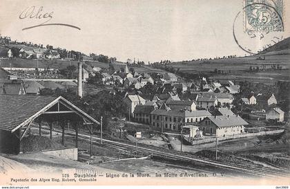 La MOTTE-d'AVEILLANS (Isère) - Ligne de la Mure - Voie ferrée