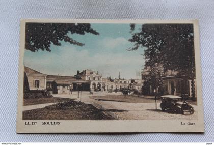 Moulins, la gare, Allier 03